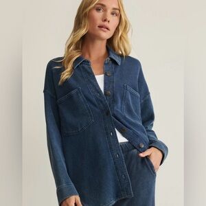 Z Supply all day knit denim jacket